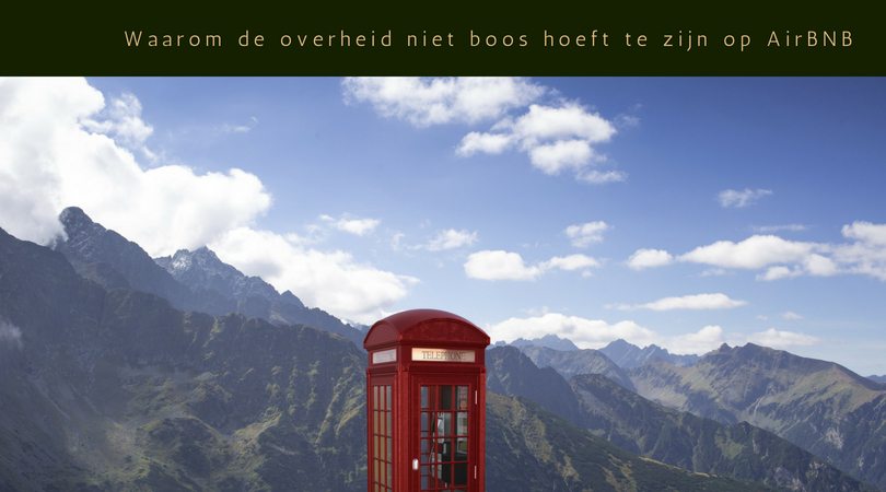 Waarom de overheid niet boos hoeft te zijn op AirBNB